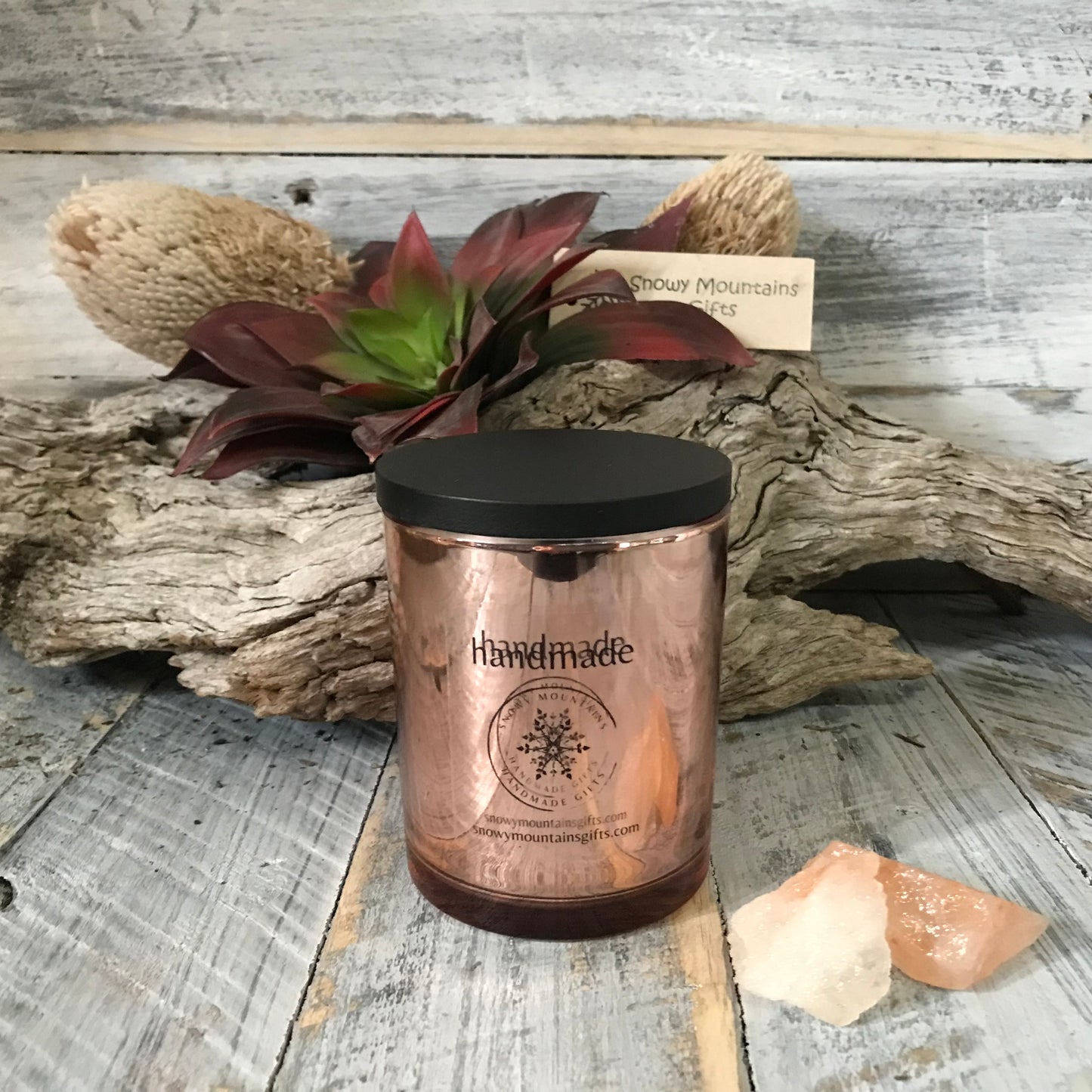Copper Glass Candles