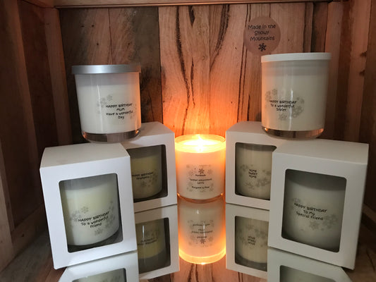 Personalised candles